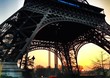 Eiffel Tower at sunset Eiffel Tower at sunset