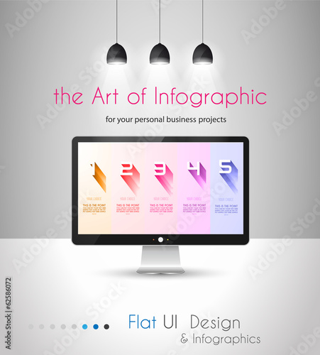 Vector: Original Style Infographics Templates to display your data.. Original Style Infographics Templates to display your data..
