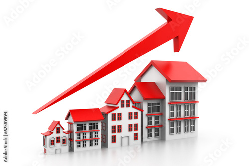 Illustration: Graph of housing market Graph of housing market