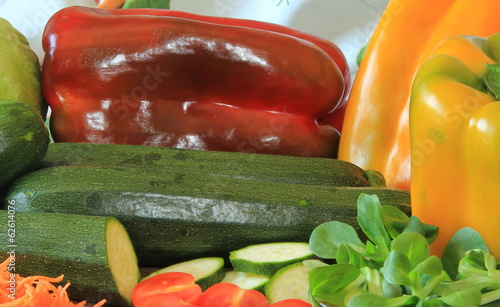 Photo: Peperoni e zucchine Peperoni e zucchine