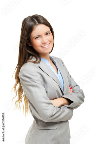 Photo: Smiling businesswoman Smiling businesswoman