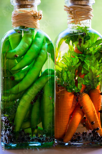 Photo: Preserved vegetables Preserved vegetables