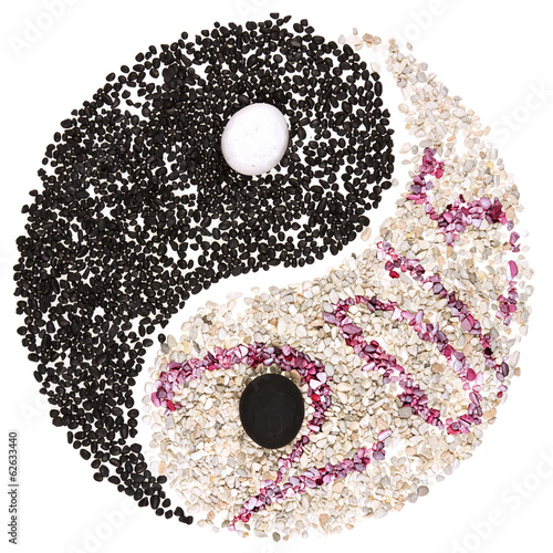 Fototapeta symbole yin yang, bien-être pour 2015