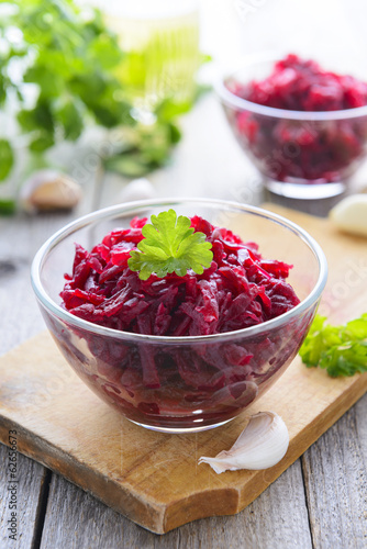 Photo: Beetroot salad with garlic Beetroot salad with garlic