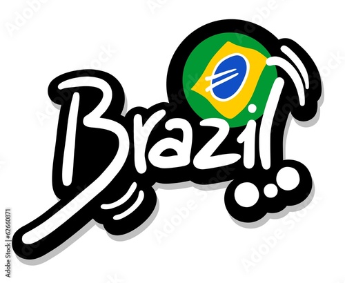 Vector: Emblem brazil Emblem brazil