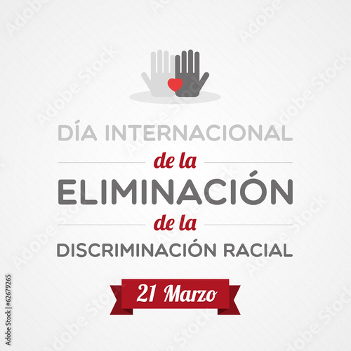 Vector: International Day for the Elimination of Racial Discrimination International Day for the Elimination of Racial Discrimination
