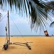 Fishing boat on the beach, Sri Lanka Fishing boat on the beach, Sri Lanka