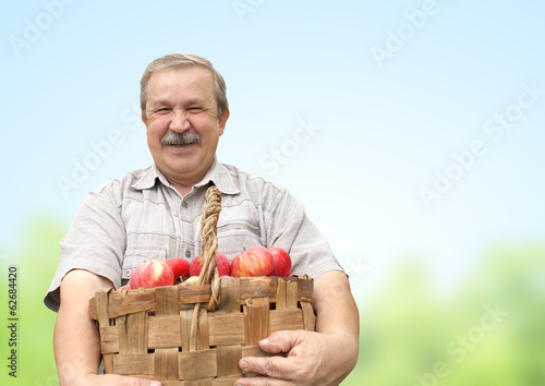 Photo: Harvesting an apples Harvesting an apples
