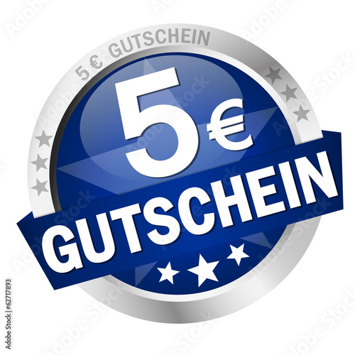 Vector: Button " 5€ GUTSCHEIN " Button " 5€ GUTSCHEIN "