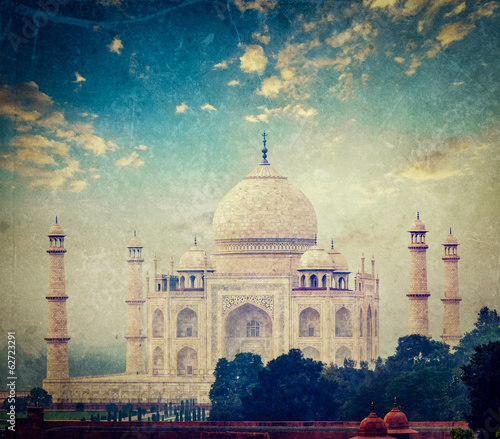 Photo: Taj Mahal on sunrise sunset, Agra, India Taj Mahal on sunrise sunset, Agra, India