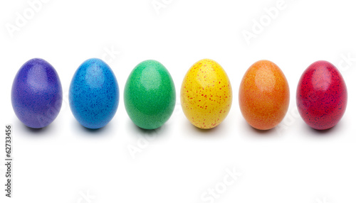 Photo: Bunte Ostereier Bunte Ostereier