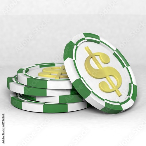 Illustration: Casino Chips Casino Chips