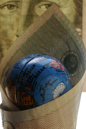 Photo: Colombia Colombian peso currency Kolumbianischer Colombia Colombian peso currency Kolumbianischer