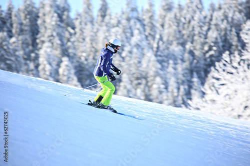 Photo: Skiing Skiing