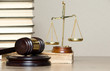 gavel and books gavel and books