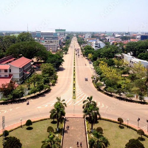 Instant Collection: Cityscape of Vientiane, Laos. Cityscape of Vientiane, Laos.