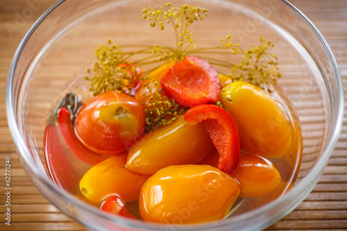 Photo: marinated tomatoes marinated tomatoes