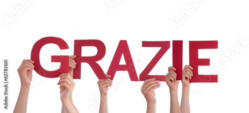 Photo: People Holding Grazie People Holding Grazie