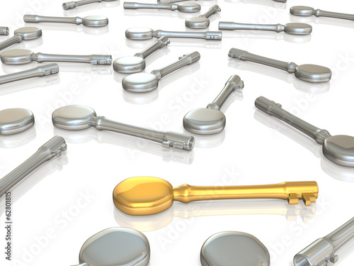 Illustration: Key to success Key to success