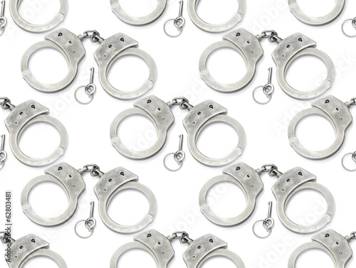 Photo: Police Handsuffs Seamless Police Handsuffs Seamless