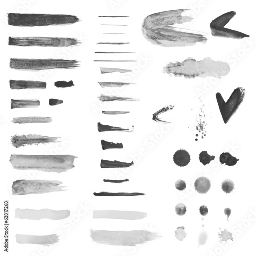 Vector: Brush strokes Brush strokes