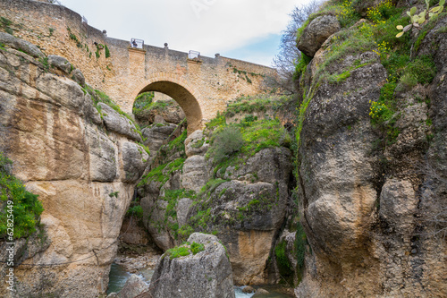 Photo: View of Ronda Bridge and canyon View of Ronda Bridge and canyon