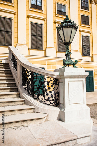Photo: Schonbrunn Palace in Vienna, Austria. royal residence Schonbrunn Palace in Vienna, Austria. royal residence