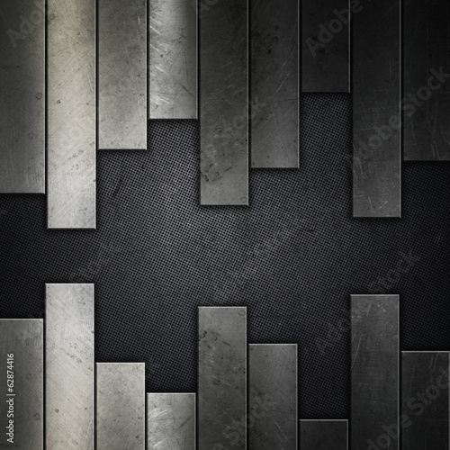 Illustration: Abstract grunge metal background Abstract grunge metal background