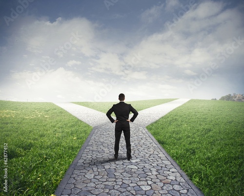 Photo: Choices of a businessman Choices of a businessman