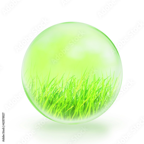 Illustration: glass ball glass ball