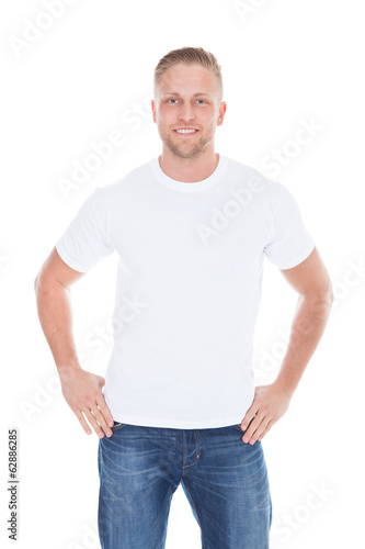 Photo: Friendly relaxed young man Friendly relaxed young man