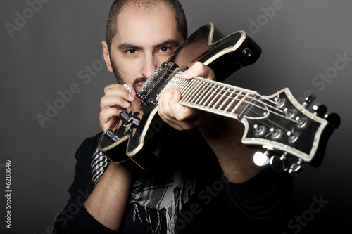 Photo: guitar player guitar player