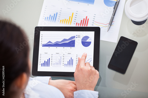 Photo: Businesswoman At Workplace Businesswoman At Workplace