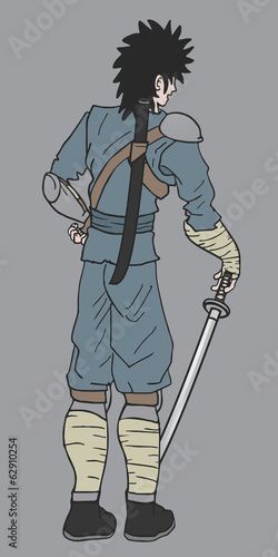 Vector: Vintage samurai Vintage samurai