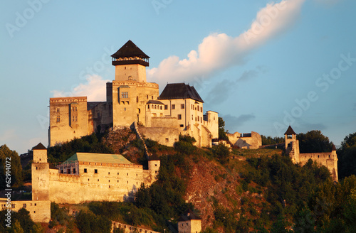 Photo: castle Trencin in Slovakia castle Trencin in Slovakia