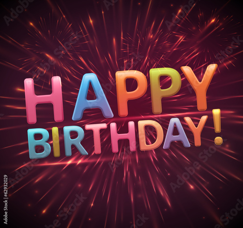 Vector: Happy birthday, eps 10 Happy birthday, eps 10