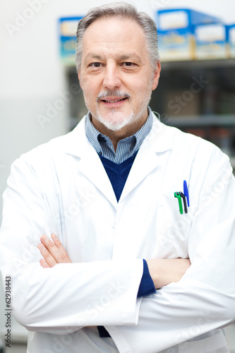 Photo: Scientist in a laboratory Scientist in a laboratory