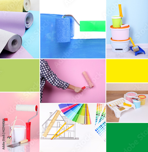 Photo: Collage of materials for repair Collage of materials for repair