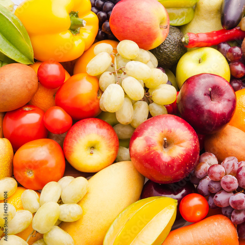 Photo: Fruits and vegetables for healthy Fruits and vegetables for healthy