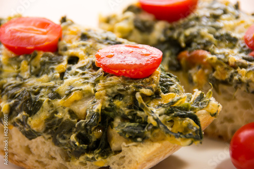 Photo: Toasted Spinach and Brie Toasted Spinach and Brie