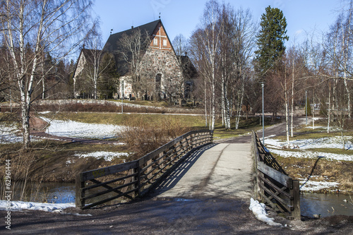 Photo: Espoo Cathedral in early spring Espoo Cathedral in early spring