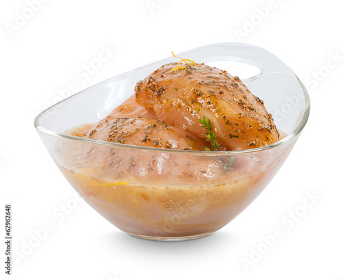 Photo: spiced Chicken in marinade spiced Chicken in marinade
