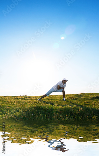 Photo: Fit - vitality sports man ready for training Fit - vitality sports man ready for training