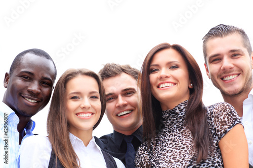 Photo: Group of business people laughing and smiling Group of business people laughing and smiling