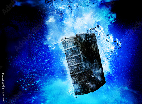 Photo: book in water book in water