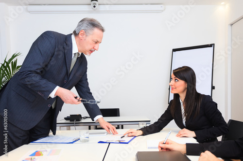 Photo: Business people at work Business people at work