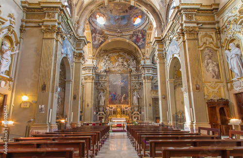 Photo: Bologna - baroque church Chiesa Corpus Christi. Bologna - baroque church Chiesa Corpus Christi.