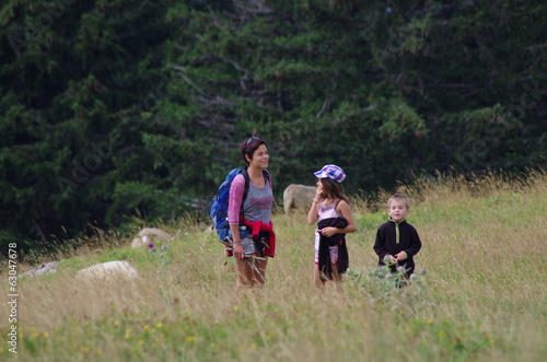 Photo: randonnée en famille randonnée en famille