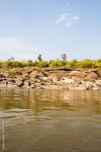 Photo: Stone at Kong River, Sampanbok Ubonratchathani Thailand Stone at Kong River, Sampanbok Ubonratchathani Thailand