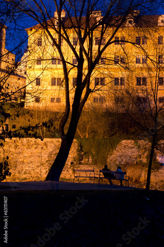 Photo: Cesky Krumlov - castle in the evening light Cesky Krumlov - castle in the evening light